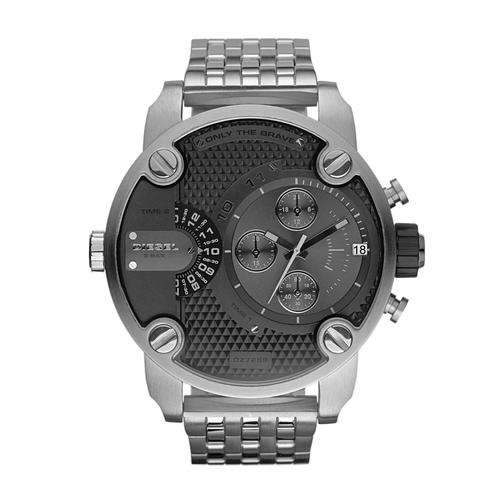 New DIESEL (LITTLE DADDY) Stainless Steel Chronograph Gents Watch "FOR THE BRAVE AT HEART!"