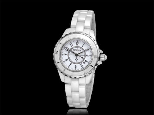 BEWELL White Ceramic Ladies Dress Watch(TOP CLASS!!)