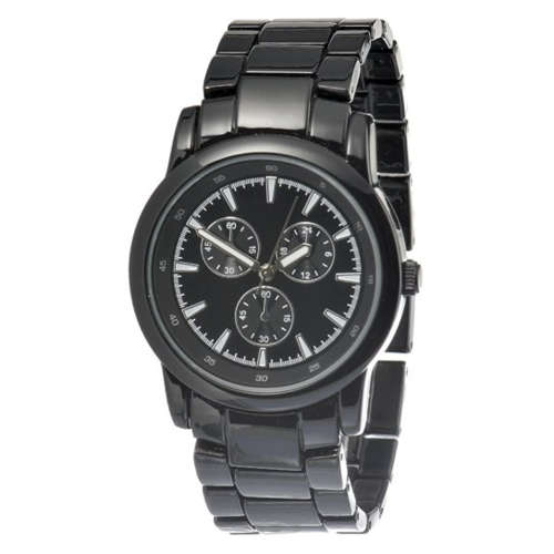 "NEW" FMD (by FOSSIL) Merona Ladies Black Quartz Dress Watch