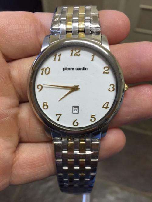 PIERRE CARDIN Classic 2-Tone Gents Quartz Dress Watch(EXTREMELY COMFORTABLE!!)