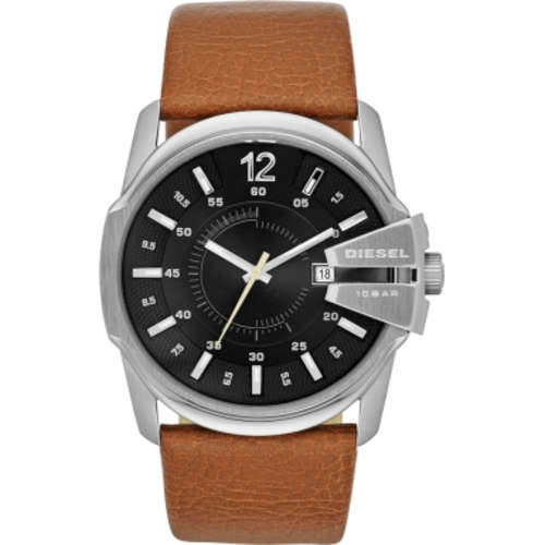 DIESEL Master Chief Gents Brown Leather Quartz Fashion Watch"LAST 1!!"