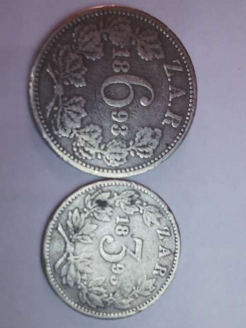 1893 3d and 6d.....selling as set