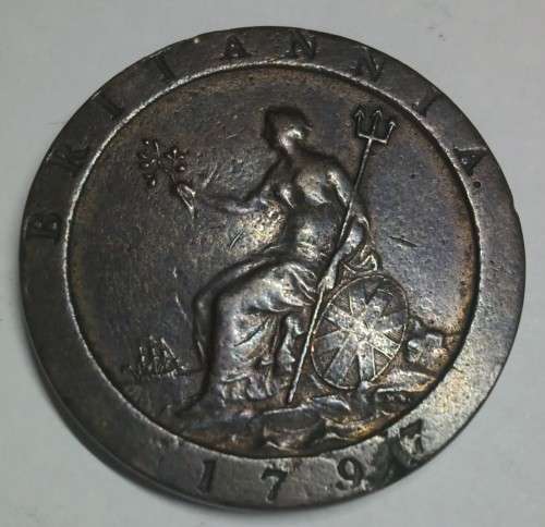 1797 CART WHEEL PENNY....***EXTREMELY GOOD CONDITION** VERY RARE IN THIS STATE**