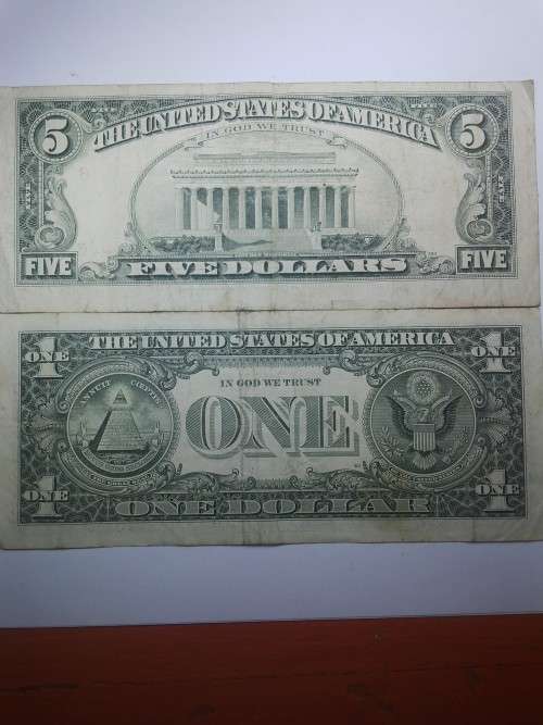 2 X DOLLAR NOTES....****