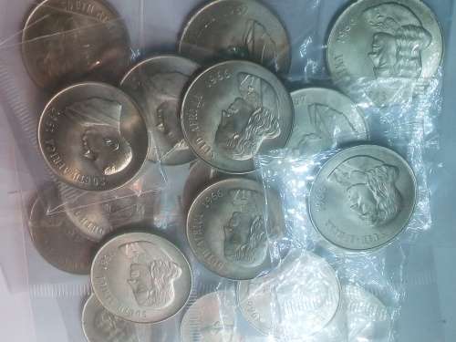 R1  silver coins x 15....bid on "ALL"