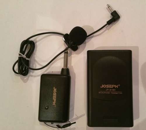 JOSEPH SUPER PROFESSIONAL CLIP ON / TIE PIN MICROPHONE - JP-818H
