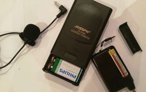 JOSEPH SUPER PROFESSIONAL CLIP ON / TIE PIN MICROPHONE - JP-818H