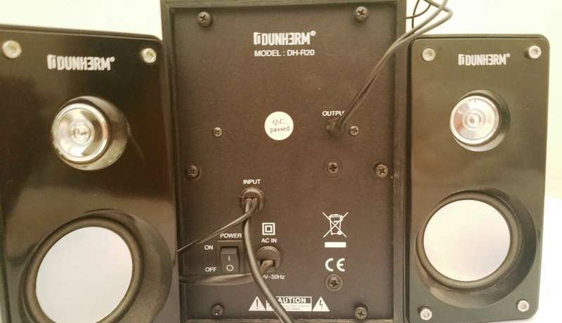 DUNHERM MODEL DH-R20 2.1 MULTIMEDIA / PC SPEAKERS