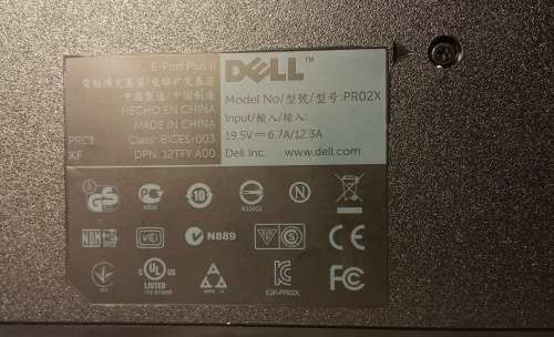 DELL E-PORT PLUS PRO2X DOCKING STATION / DEVICE