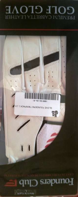 UNBEATABLE: TOP T FLITE XL BOX WITH 15 GOLF BALLS AND TWINPACK FOUNDERS CLUB GLOVES (MEN LEFT L)