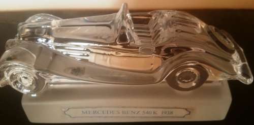 GOEBEL CRYSTAL MERCEDES BENZ 540 K 1938 - RARE & RETIRED