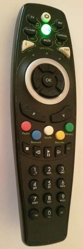 STANDARD DSTV REPLACEMENT REMOTE - USED IN A DUAL VIEW SET UP