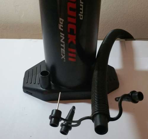 INTEX HIGH-OUTPUT (HAND/MANUAL) AIR PUMP DOUBLE QUICK III - 48cm