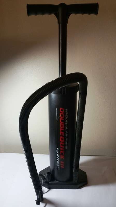 INTEX HIGH-OUTPUT (HAND/MANUAL) AIR PUMP DOUBLE QUICK III - 48cm