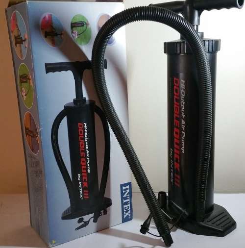 INTEX HIGH-OUTPUT (HAND/MANUAL) AIR PUMP DOUBLE QUICK III - 48cm