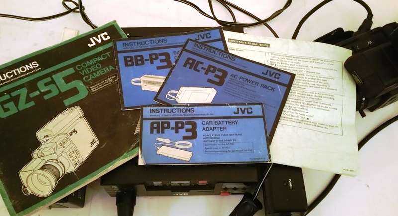 JVC GZ-S5 COMPACT COLOUR VIDEO CAMERA - TOTAL REWIND TO VINTAGE