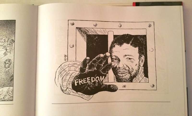 NELSON MANDELA - A LIFE IN CARTOONS (HARDCOVER)