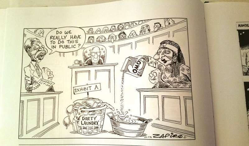 NELSON MANDELA - A LIFE IN CARTOONS (HARDCOVER)