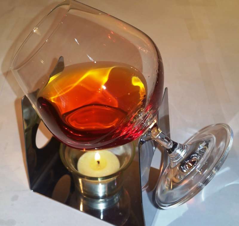 OLD MULTI-OPTION BRANDY / COGNAC WARMER ONE BOHEMIA CRYSTAL GLASS SNIFTER **LESS 10% AUGUST ONLY**