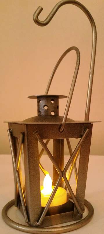 HANGING CANDLE HOLDER - VINTAGE STYLE SHIP CAPTAIN'S DESK LAMP