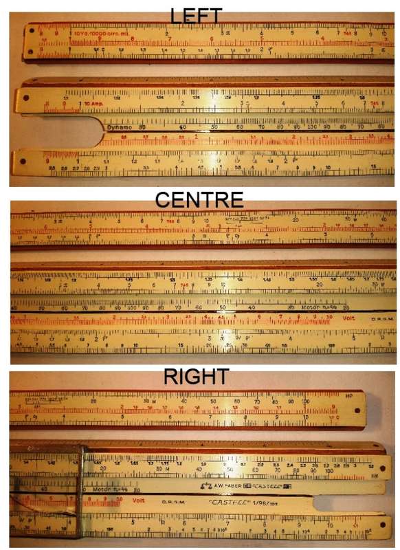 A.W. FABER CASTELL SLIDE RULE ~ MODEL 1/98/398 (ELECTRO) IN CASING [VINTAGE]