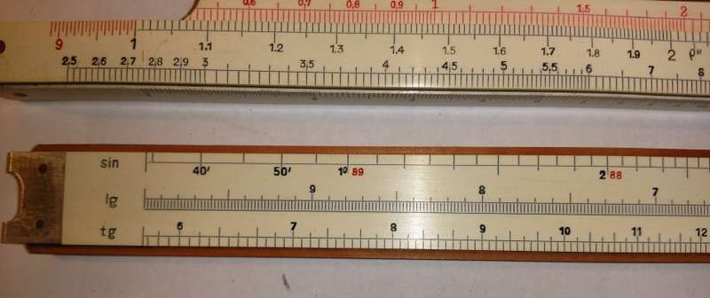 A.W. FABER CASTELL SLIDE RULE ~ MODEL 1/98/398 (ELECTRO) IN CASING [VINTAGE]