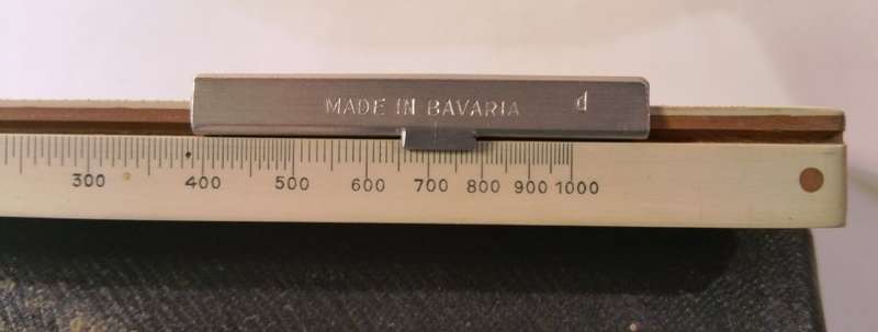 A.W. FABER CASTELL SLIDE RULE ~ MODEL 1/98/398 (ELECTRO) IN CASING [VINTAGE]