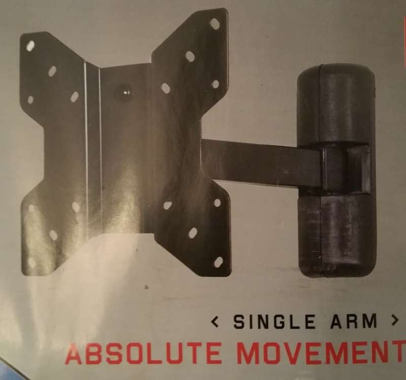 ELLIES PLASMA / LCD / LED WALL MOUNT [WALL BRACKET] ~ SINGLE ARM ABSOLUTE MOVEMENT