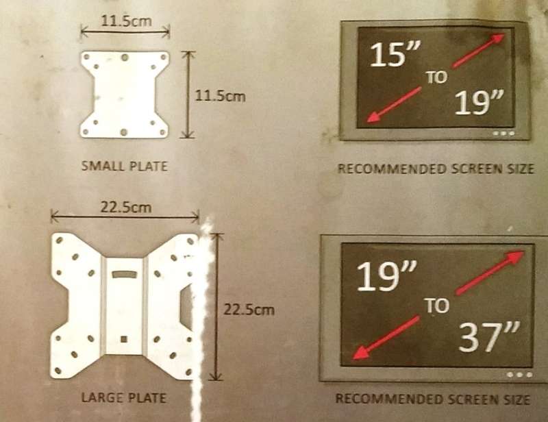 ELLIES PLASMA / LCD / LED WALL MOUNT [WALL BRACKET] ~ SINGLE ARM ABSOLUTE MOVEMENT
