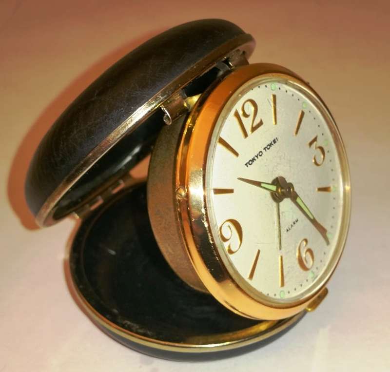 TOKYO TOKEI ALARM & TRAVEL CLOCK COMPACT