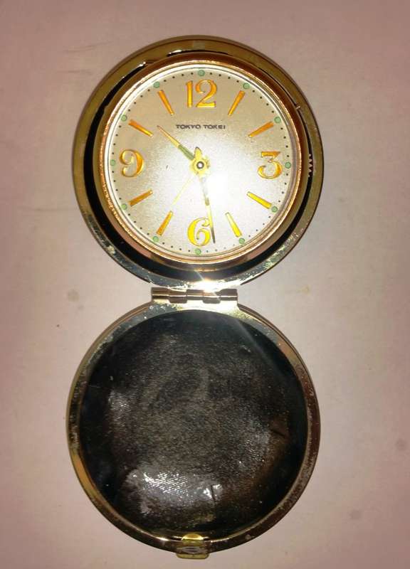 TOKYO TOKEI ALARM & TRAVEL CLOCK COMPACT