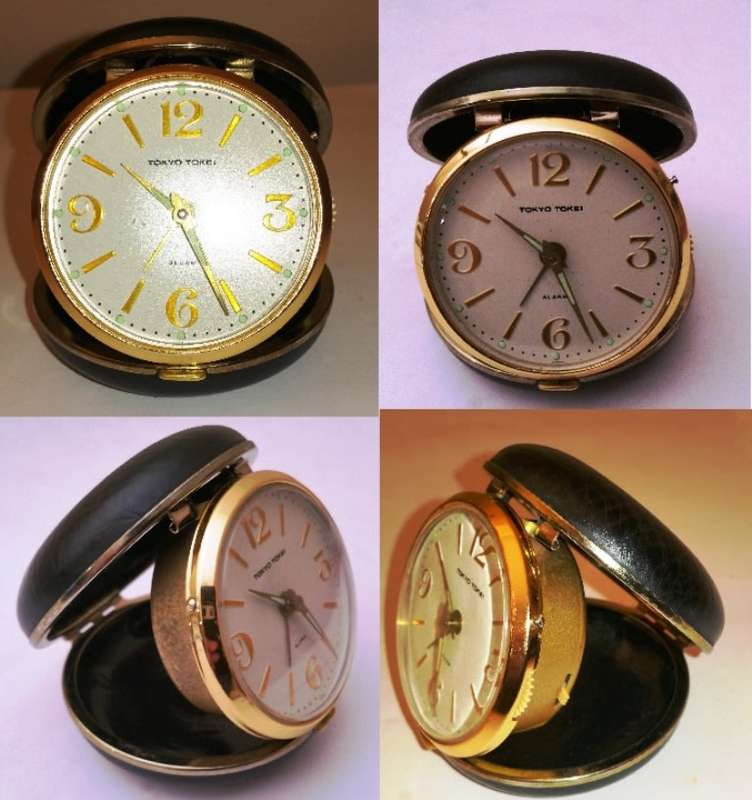 TOKYO TOKEI ALARM & TRAVEL CLOCK COMPACT