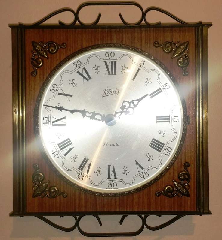SCHATZ ELEXACTA ELECTROMAGNETIC PENDULUM WALL-CLOCK