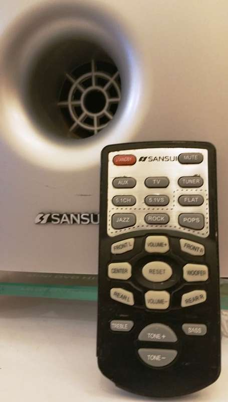 SANSUI 5.1 SURROUND SOUND SPEAKER SYSTEM / RECEIVER ~ MODEL HTS-17Z (PARTIAL)