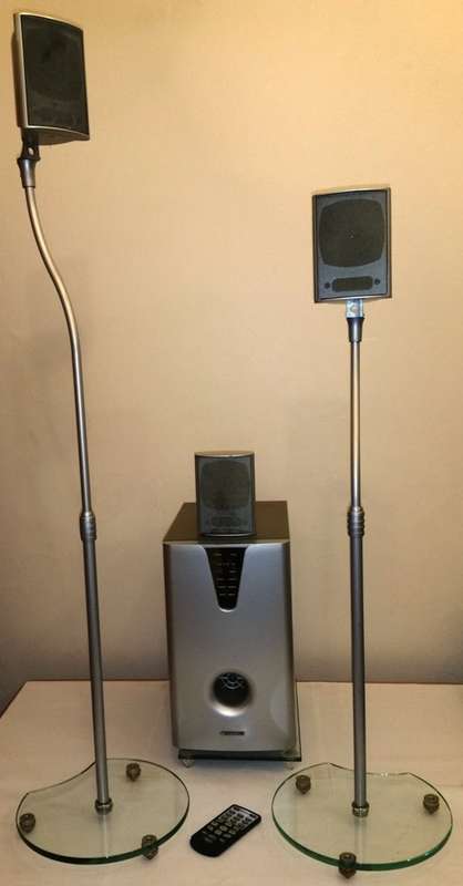 SANSUI 5.1 SURROUND SOUND SPEAKER SYSTEM / RECEIVER ~ MODEL HTS-17Z (PARTIAL)