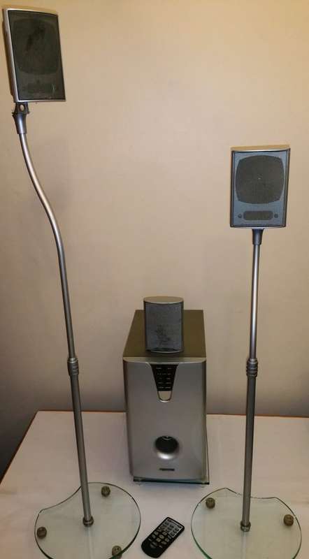 SANSUI 5.1 SURROUND SOUND SPEAKER SYSTEM / RECEIVER ~ MODEL HTS-17Z (PARTIAL)
