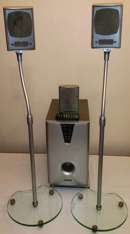 SANSUI 5.1 SURROUND SOUND SPEAKER SYSTEM / RECEIVER ~ MODEL HTS-17Z (PARTIAL)
