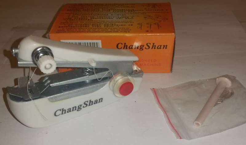 MINI HAND-HELD MANUAL SEWING MACHINE [STAPLER-LIKE]