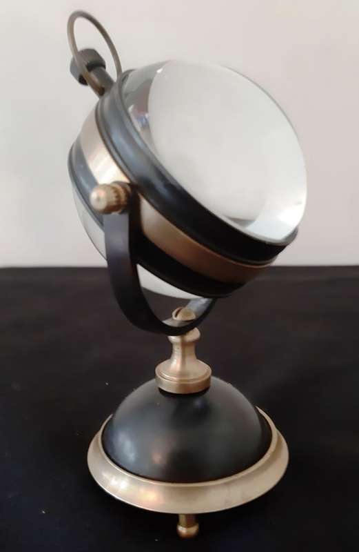 SKELETON BALL DESK CLOCK ~ MECHANICAL GEARS