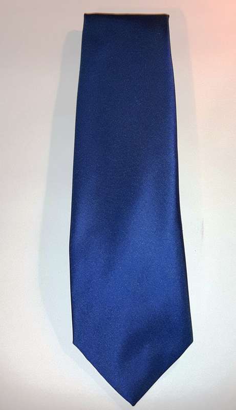 BLUE SILKY SHEEN, ELEGANT and CLASSIC TIE