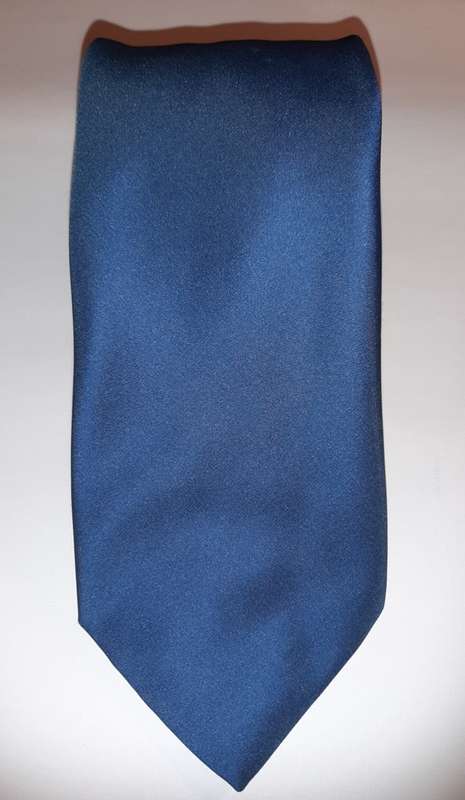 BLUE SILKY SHEEN, ELEGANT and CLASSIC TIE