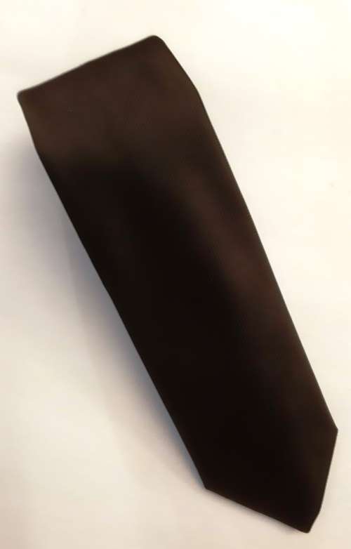DARK CHARCOAL-BLACK MENS NECK TIE