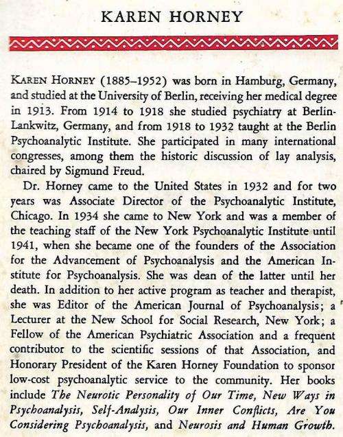 ARE YOU CONSIDERING PSYCHOANALYSIS? [PAPERBACK] ~ Ed. KAREN HORNEY