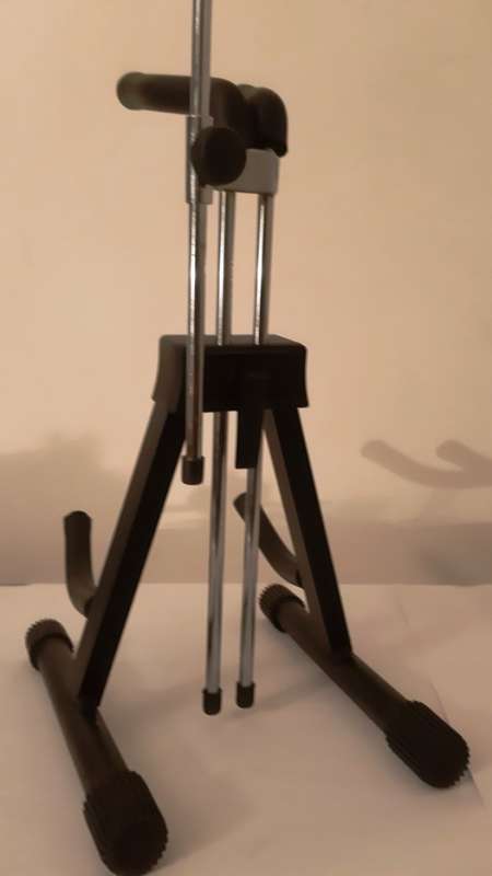 VIOLIN AND BOW STAND  BEST SECURING, ADJUSTABLE AND COLLAPSIBLE STAND [B]