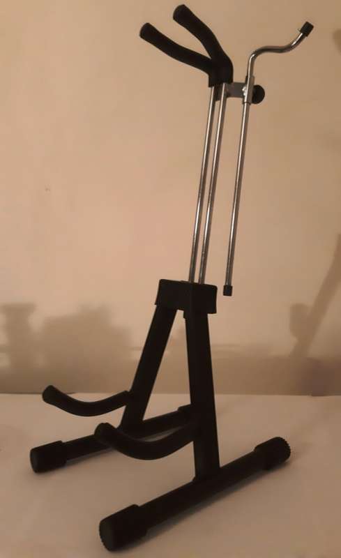 VIOLIN AND BOW STAND  BEST SECURING, ADJUSTABLE AND COLLAPSIBLE STAND [B]