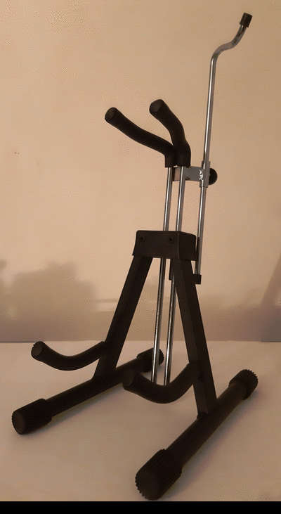 VIOLIN AND BOW STAND  BEST SECURING, ADJUSTABLE AND COLLAPSIBLE STAND [B]
