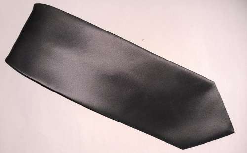 GREY-SILVER SHEEN BROAD MENS TIE  FORMAL EXECUTIVE