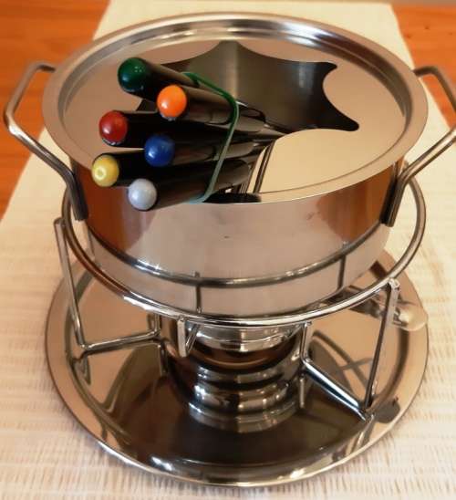 COMPLETE EXTENDED FONDUE SET