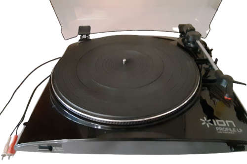 ION PROFILE LP USB TURNTABLE WITH RCA LINE-OUT