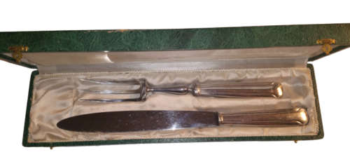 CARVING KNIFE AND FORK SET ~ BOXED
